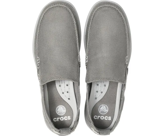 Crocs Big and Tall 14 Mens Walu SlipOn Slate GreyLight Grey