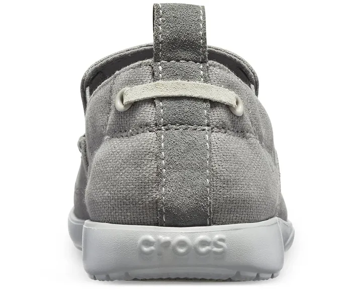 Crocs Big and Tall 14 Mens Walu SlipOn Slate GreyLight Grey