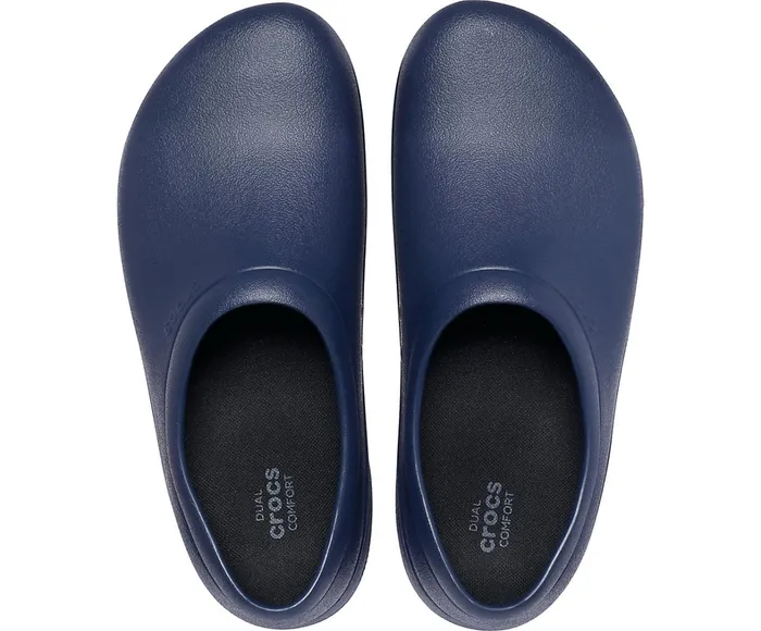 Crocs Clogs Mens Crocs OnTheClock Work SlipOn Navy For Sale