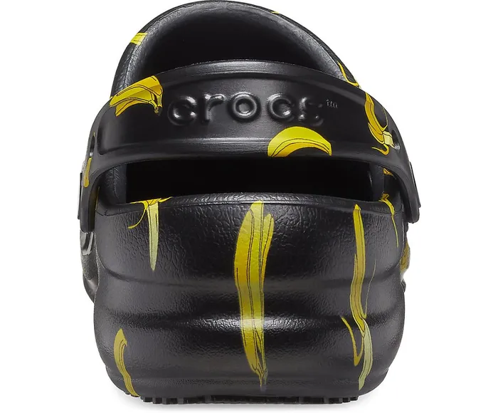 Crocs Clogs Womens Bistro Graphic Clog Black Yellow For Sale