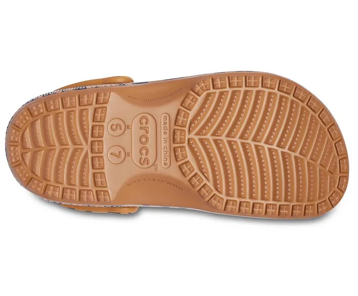 Crocs Clogs Womens Classic Animal Print Clog Dark Gold Zebra Print Online