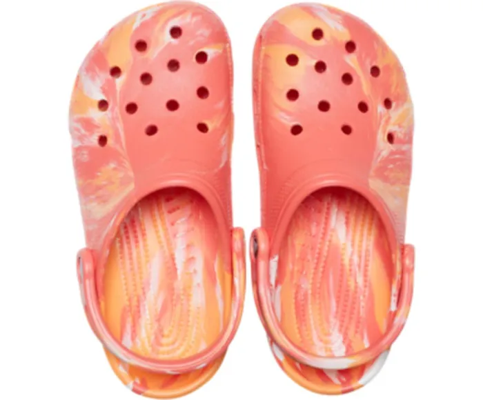 Crocs Clogs Womens Classic Marbled Clog Fresco Multi Casaul
