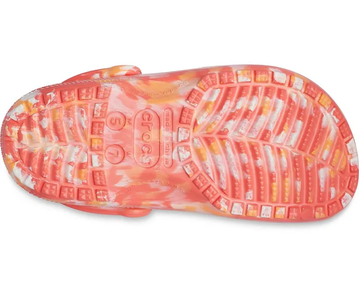 Crocs Clogs Womens Classic Marbled Clog Fresco Multi Casaul