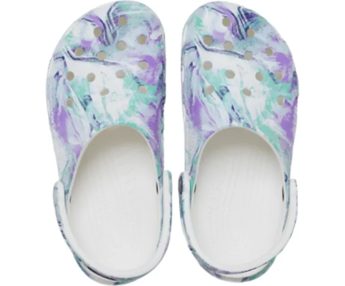 Crocs Clogs Womens Classic Out of this World II Clog White Multi Near Me