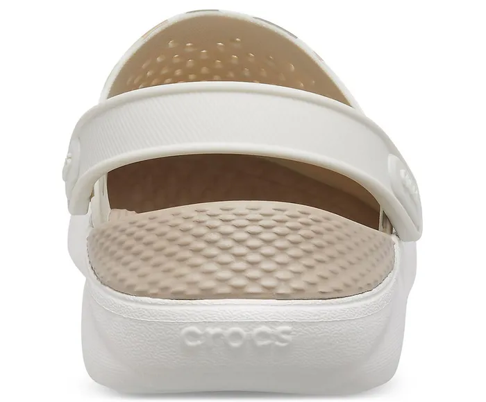 Crocs Clogs Womens LiteRide Printed Camo Clog Almost White Cheap On Sale