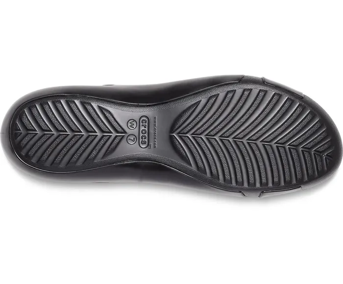 Crocs Flats Womens Crocs Serena Flat Black Popular