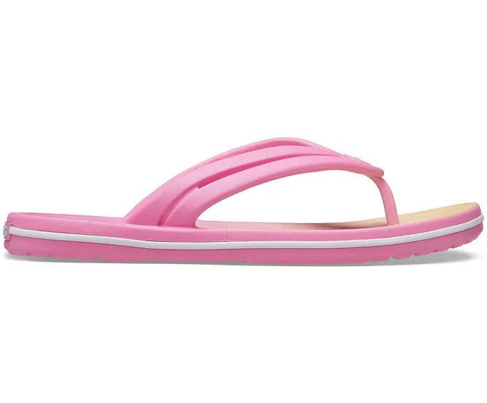 Crocs FlipFlops Womens Crocband Ombre Flip Pink Lemonade Multi For Sale
