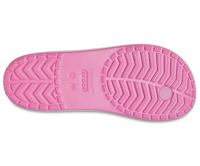 Crocs FlipFlops Womens Crocband Ombre Flip Pink Lemonade Multi For Sale