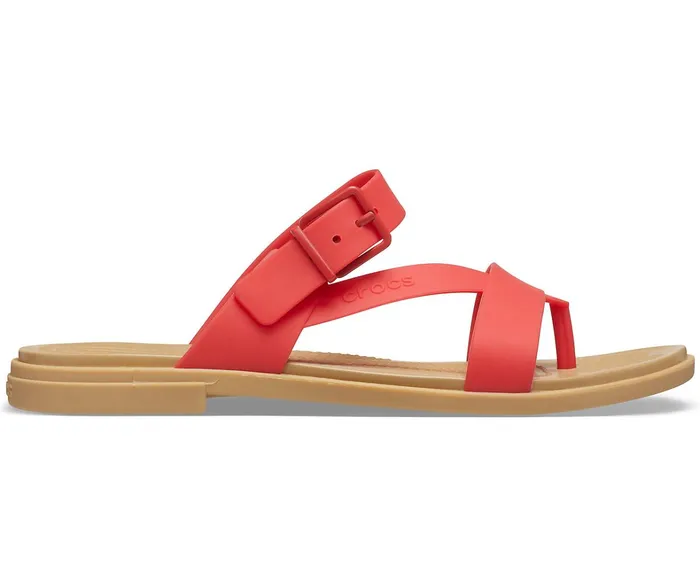Crocs FlipFlops Womens Crocs Tulum Toe Post Sandal Flame On Sale