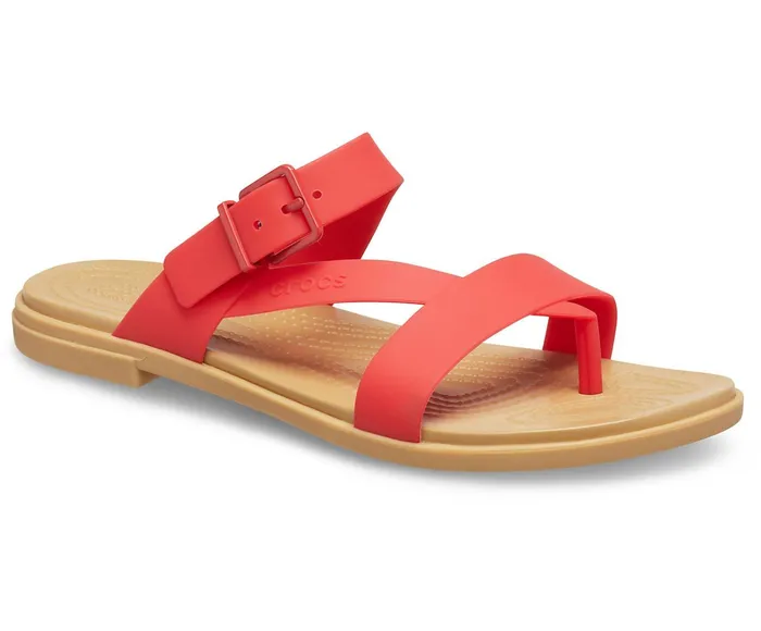 Crocs FlipFlops Womens Crocs Tulum Toe Post Sandal Flame On Sale