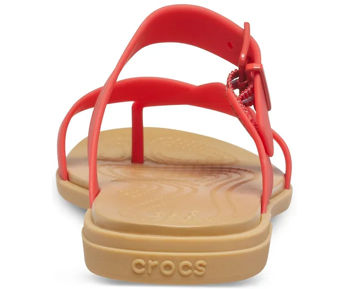 Crocs FlipFlops Womens Crocs Tulum Toe Post Sandal Flame On Sale