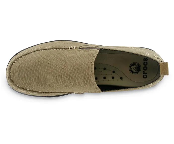 Crocs Loafers Mens Walu SlipOn Khaki Espresso On Sale