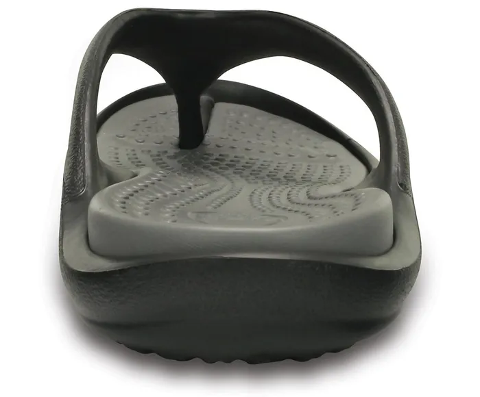 Crocs Sandals Mens Athens Flip Black Smoke Cheap On Sale