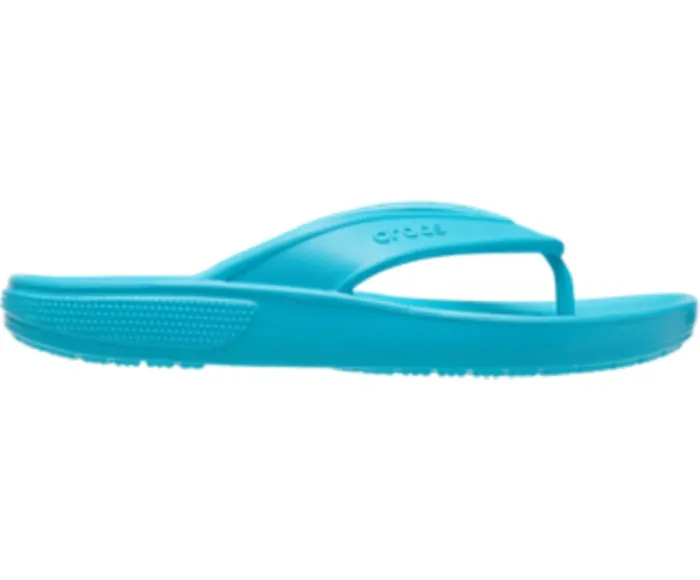 Crocs Sandals Mens Classic II Flip Digital Aqua Online