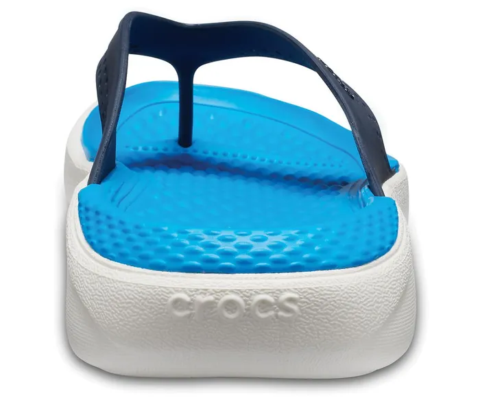 Crocs Sandals Mens LiteRide Flip Navy White Near Me