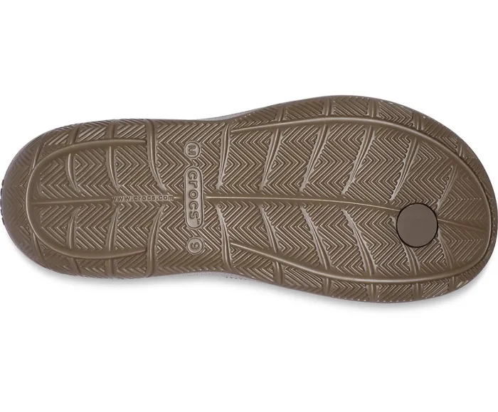 Crocs Sandals Mens Swiftwater Realtree Edge Wave Flip Walnut Popular
