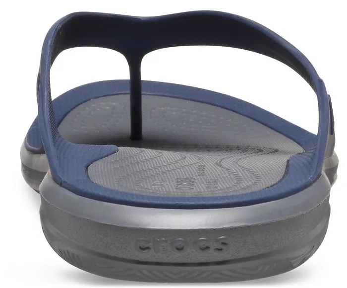 Crocs Sandals Mens Swiftwater Wave Flip NavySlate Grey Online