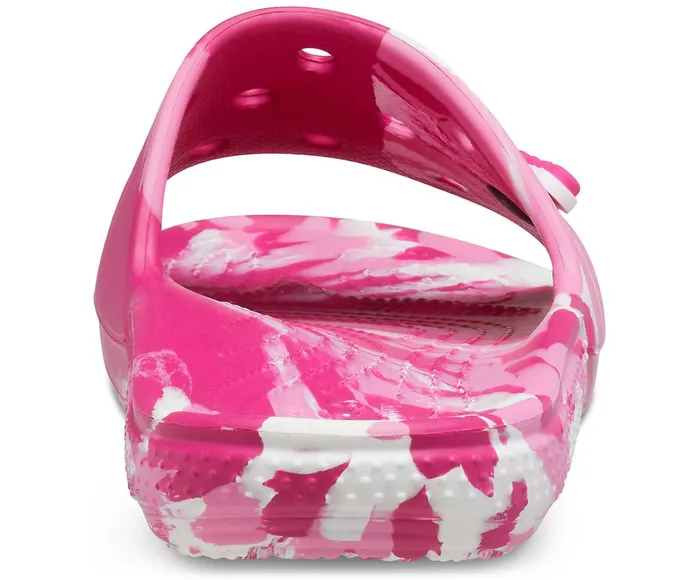 Crocs Sandals Womens Classic Crocs Marbled Slide Candy Pink Pink Lemonade Near Me