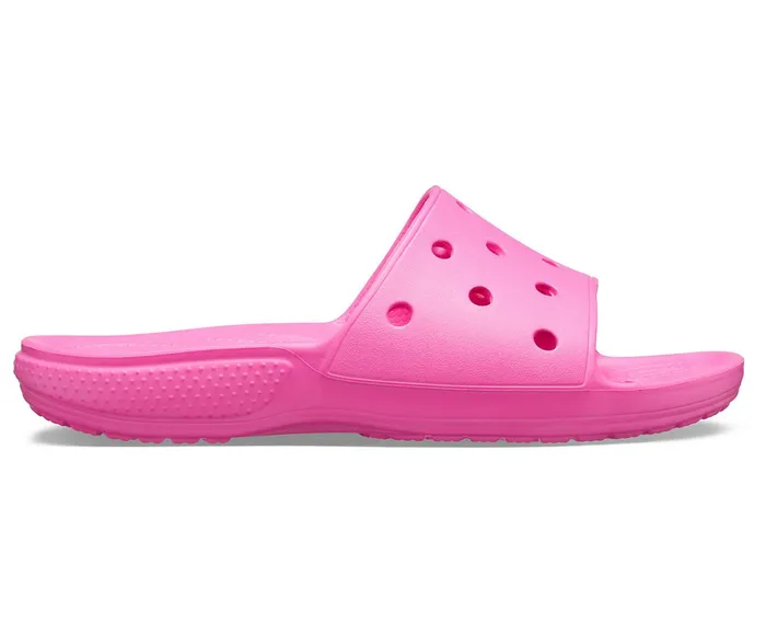 Crocs Sandals Womens Classic Crocs Slide Electric Pink Cheap On Sale
