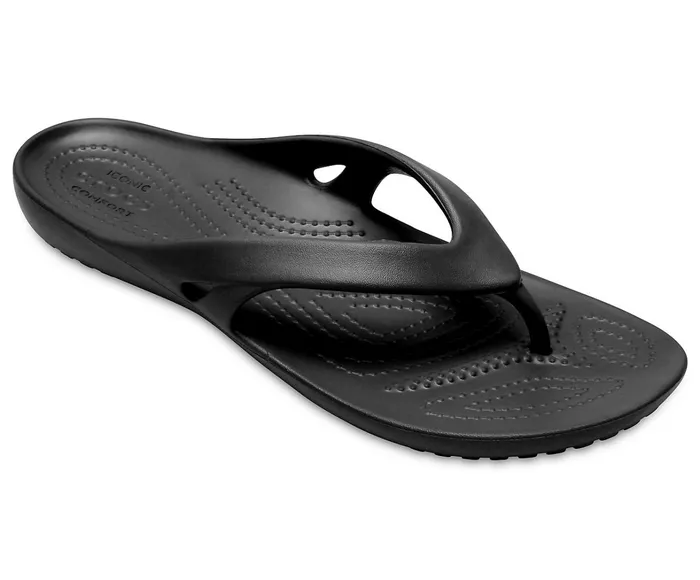 Crocs Sandals Womens Kadee II Flip Black Popular