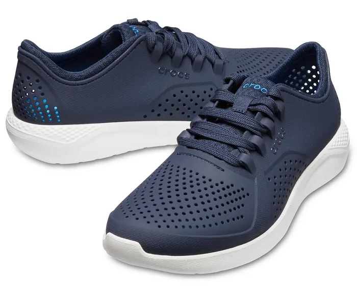 Crocs Sneakers Mens LiteRide Pacer Navy White Gift Ideas