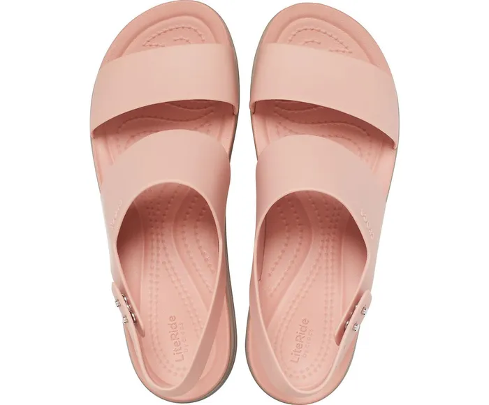 Crocs Wedges Womens Crocs Brooklyn Low Wedge Pale Blush Mushroom Online