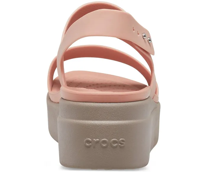 Crocs Wedges Womens Crocs Brooklyn Low Wedge Pale Blush Mushroom Online