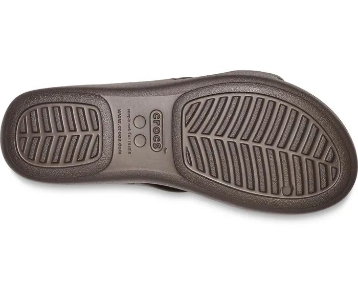 Crocs Wedges Womens Crocs Monterey Strappy Wedge Espresso Casaul