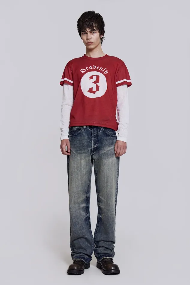 Denim Men Jaded London Shop Light Wash Scott Jeans
