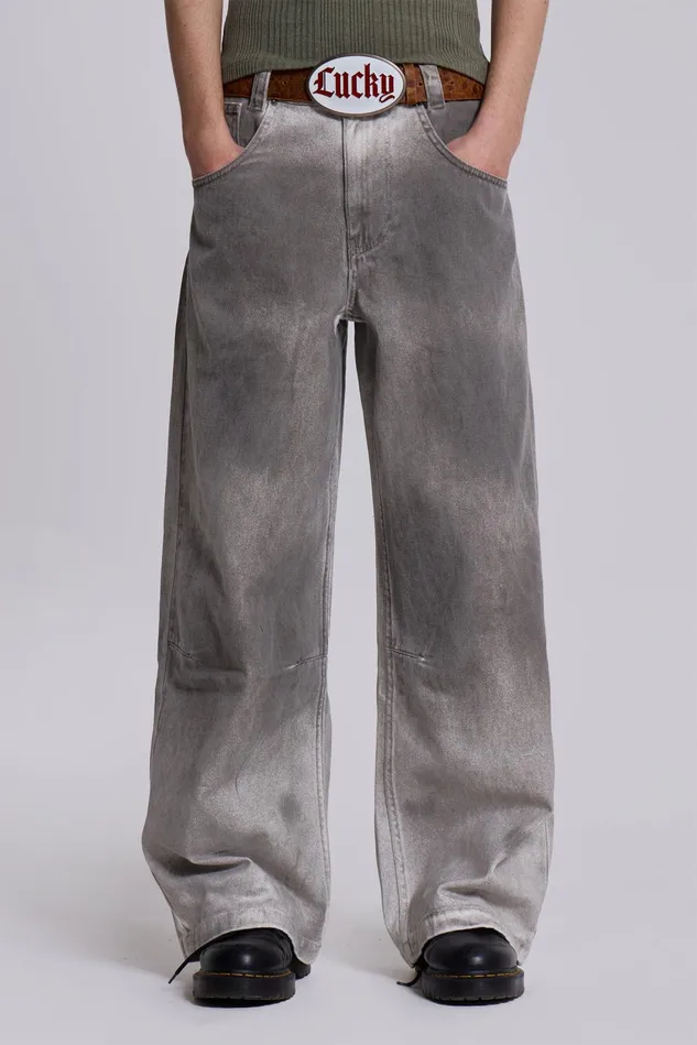 Denim Men Jaded London Shop Tar Wash Colossus Jeans