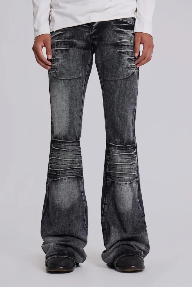 Denim Men Jaded London Washed Black Drift Jeans