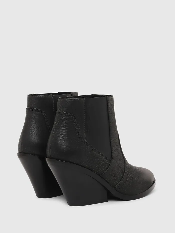 Diesel Ankle Boots Womens DFLAMINGO CB Black Popular