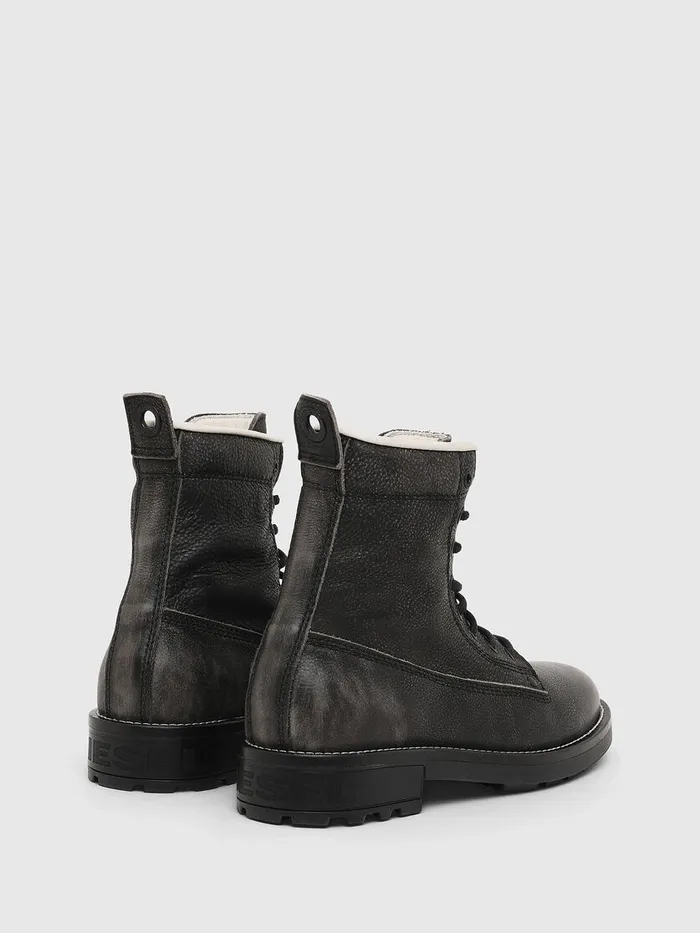 Diesel Ankle Boots Womens DTHROUPER DBB W Dark grey Cheap On Sale