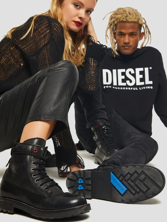Diesel Ankle Boots Womens DTHROUPER DBB W Z Black Gift Ideas
