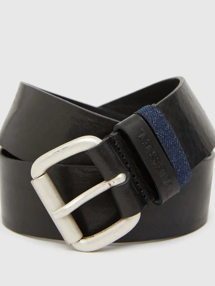 Diesel Belts Mens BDELOSO Black Cheap On Sale