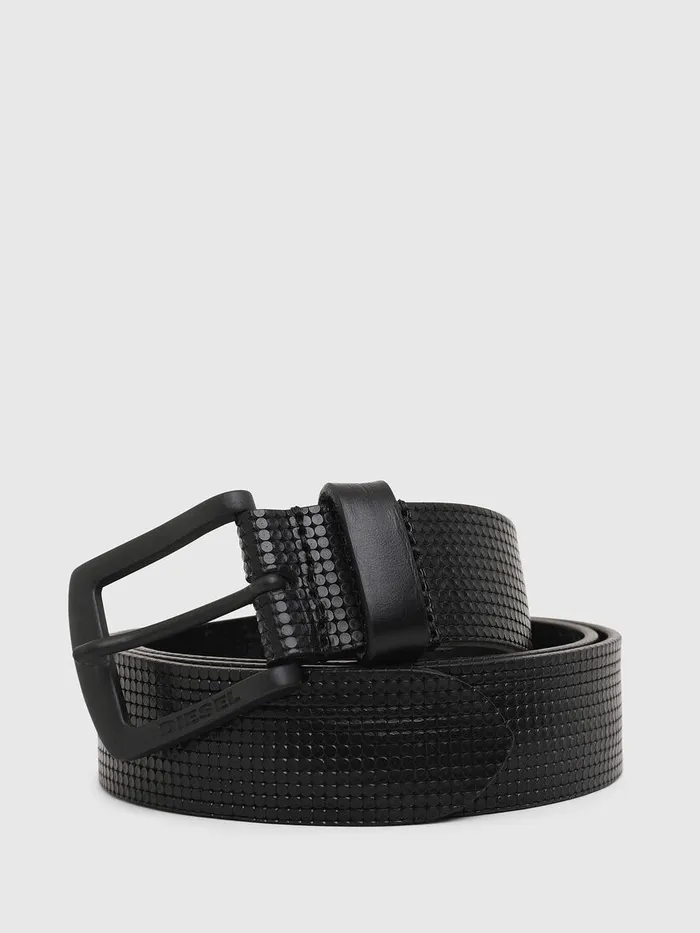 Diesel Belts Mens BERBE Black Gift Ideas
