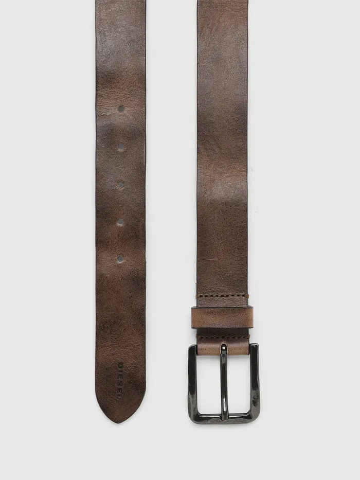 Diesel Belts Mens BUSED Brown Casaul