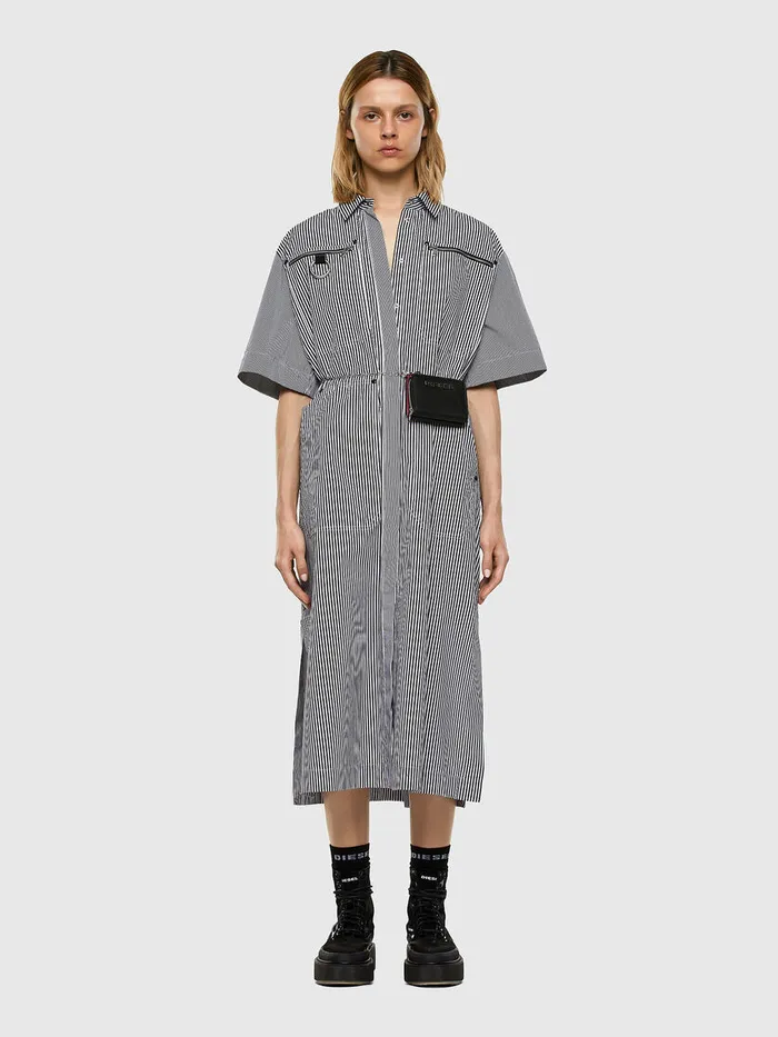 Diesel Dresses and Jumpsuits Womens DLIZETHA BlackWhite