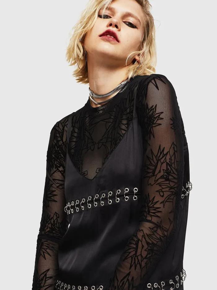 Diesel Dresses and Jumpsuits Womens DNAKIA Black