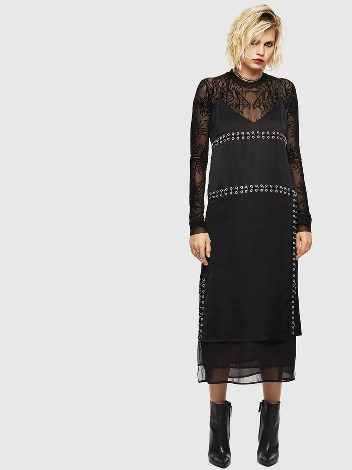 Diesel Dresses and Jumpsuits Womens DNAKIA Black
