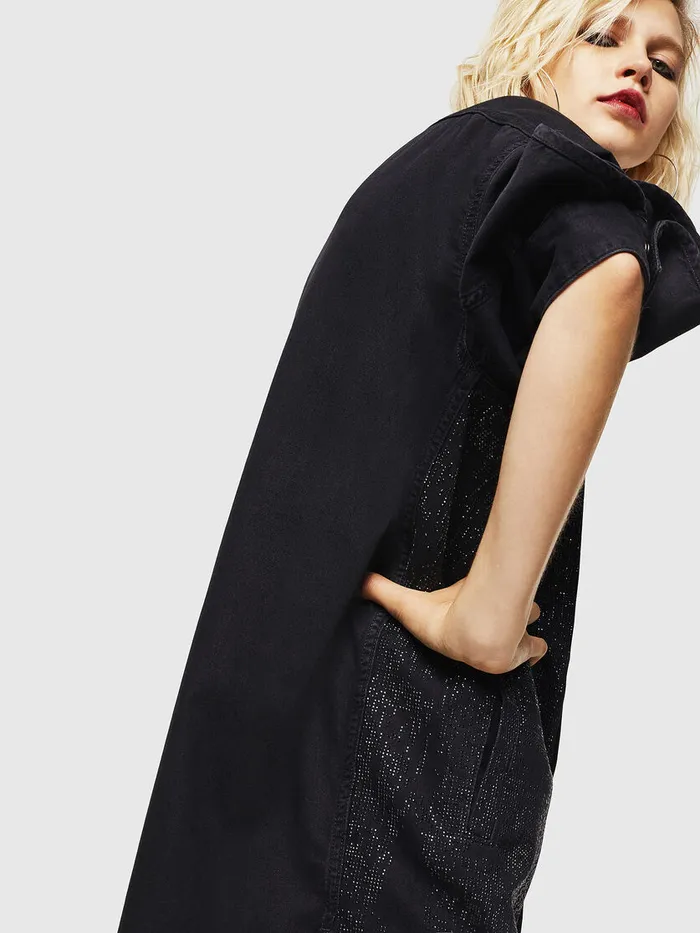 Diesel Dresses and Jumpsuits Womens DEOBAXSX BlackDark grey
