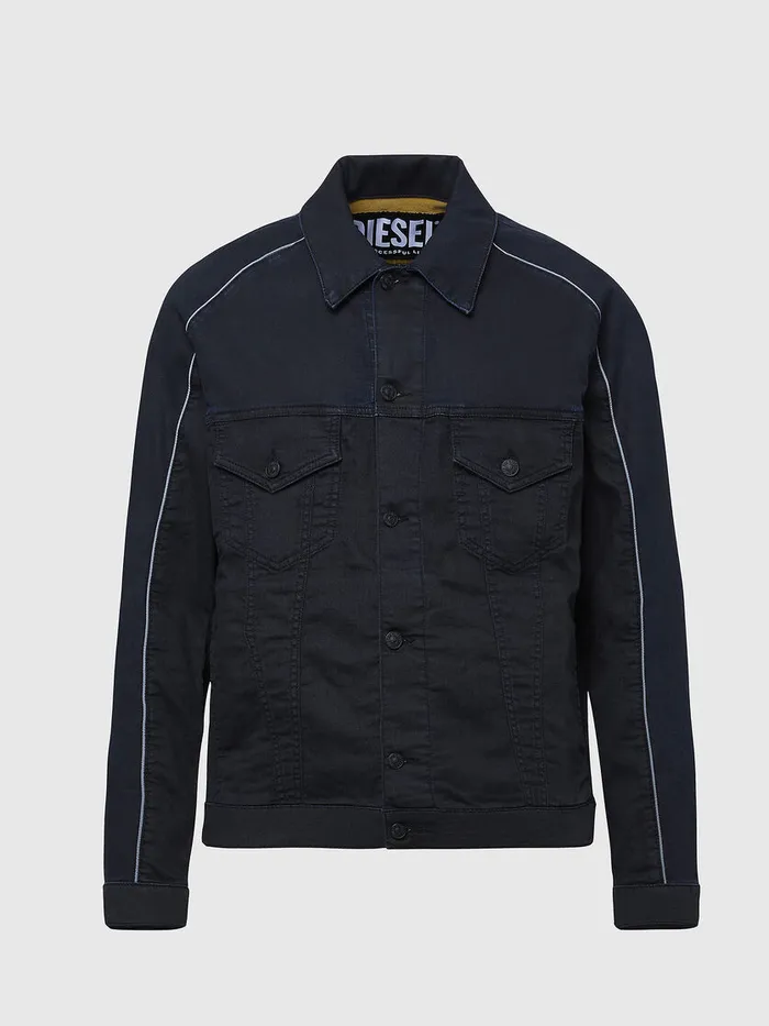 Diesel Jackets Mens DBRAVYSP JOGGJEANS Black Gift 4 You