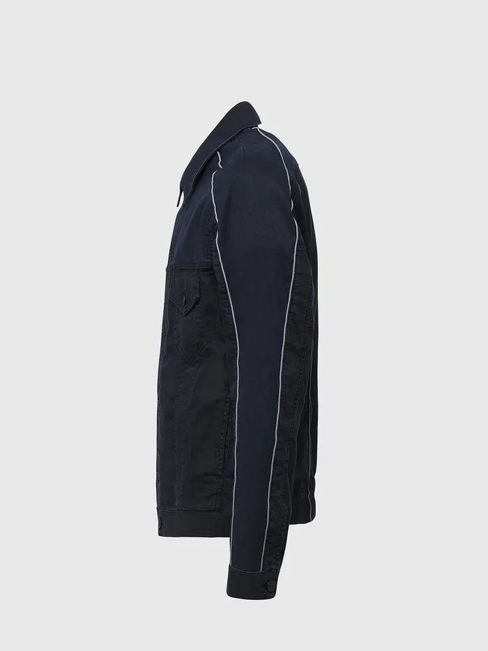 Diesel Jackets Mens DBRAVYSP JOGGJEANS Black Gift 4 You