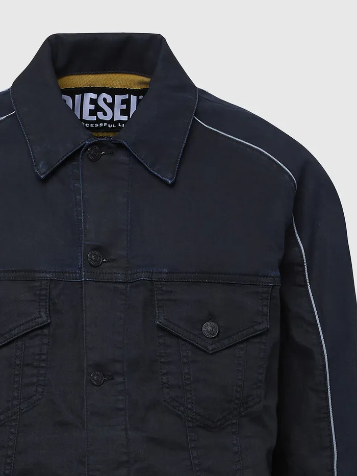 Diesel Jackets Mens DBRAVYSP JOGGJEANS Black Gift 4 You
