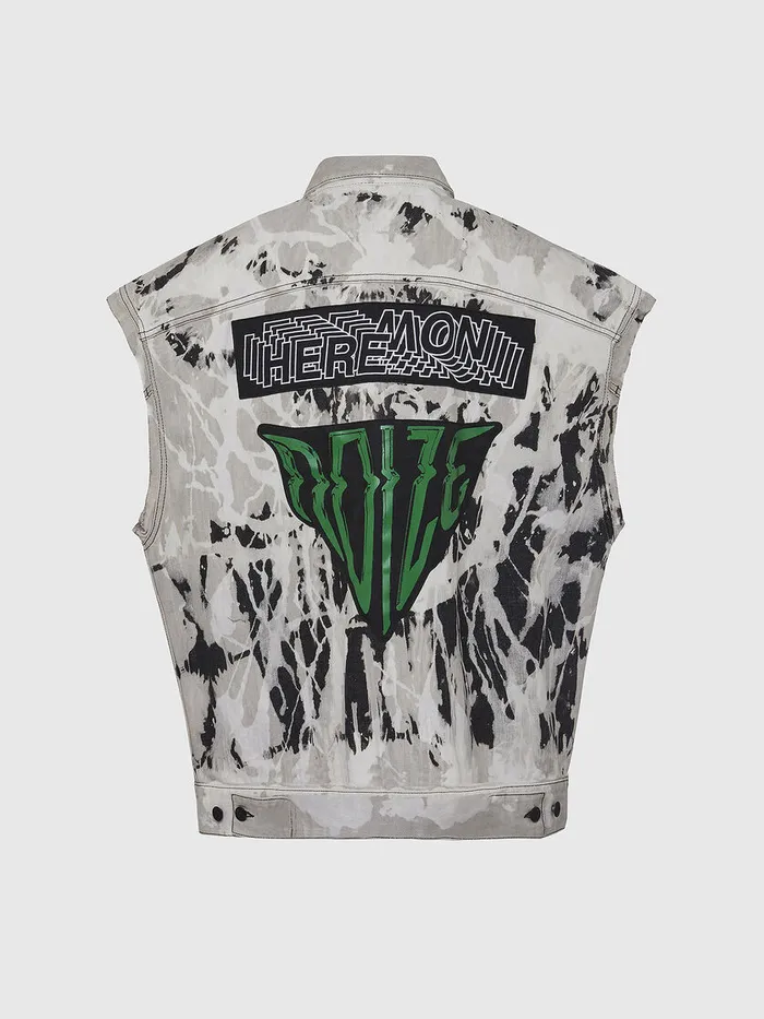 Diesel Jackets Mens DRAFFO BlackWhite
