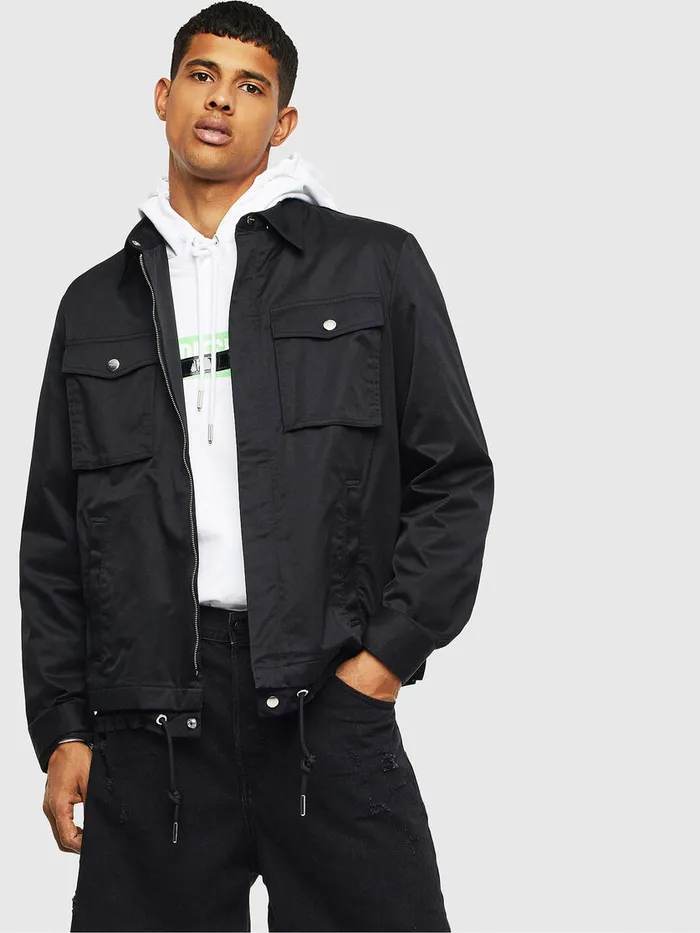 Diesel Jackets Mens JBEGO Black