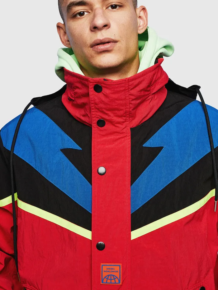 Diesel Jackets Mens JBENDER Red