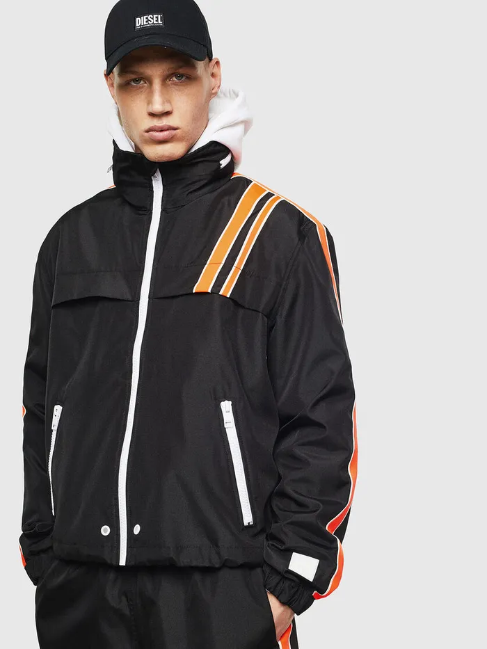 Diesel Jackets Mens JBROCK Black