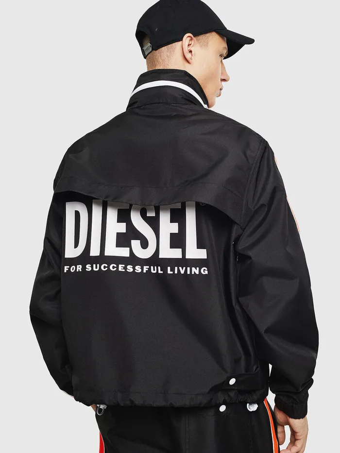 Diesel Jackets Mens JBROCK Black
