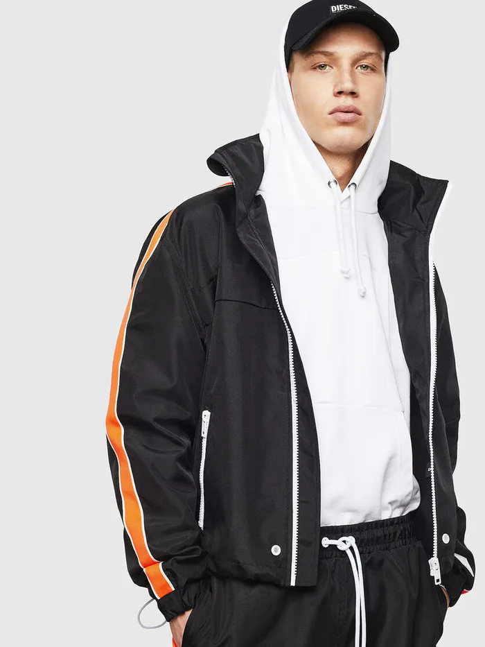 Diesel Jackets Mens JBROCK Black